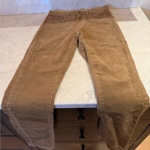 Men's Stylish Tan Corduroy Pants Size 27 (Range 26-28) NWOT